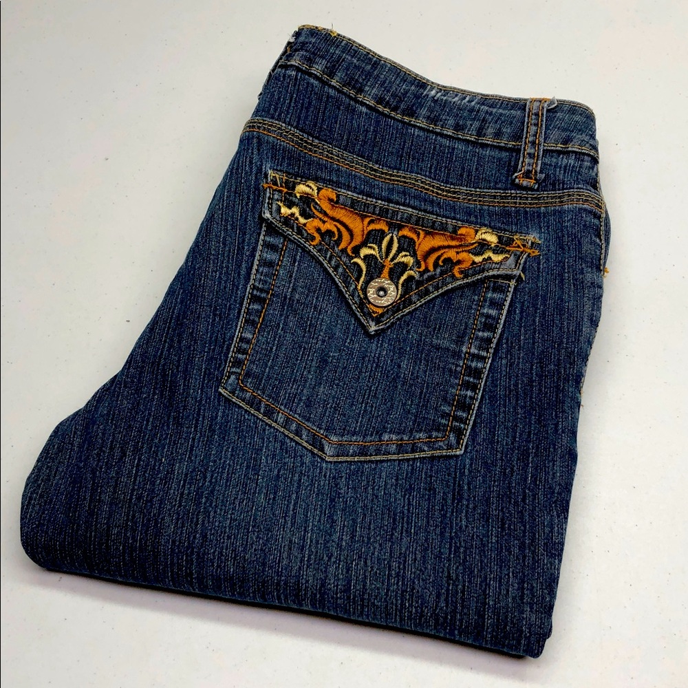 SUGAR DOLL BOOT JEANS FLAP POCKET 9/30x32 🦋